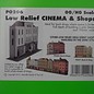 Metcalfe Metcalfe PO206 Low relief cinema and shops (H0/OO gauge)