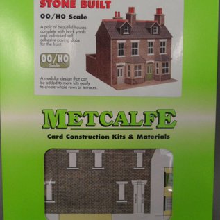 Metcalfe Metcalfe PO262 Rijtjeshuizen in grijze steen (Schaal H0/00, Karton)