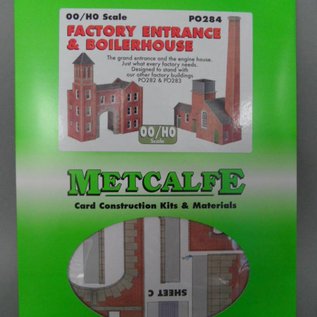 Metcalfe Metcalfe PO284 Boiler house & factory entrance (H0/OO)