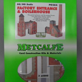 Metcalfe Metcalfe PO284 Heizungsanlage mit Fabrikstor (Baugröße H0/OO)