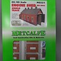 Metcalfe Metcalfe PO331 Single track engine shed in red brick (H0/OO gauge)