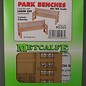 Metcalfe Metcalfe PO503 Park benches (H0/OO gauge)