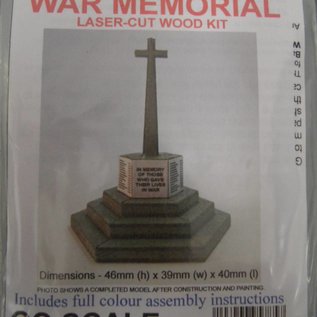 Ancorton Models Ancorton OOWM1 War memorial H0/OO gauge, lasercut)