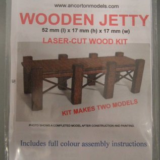 Ancorton Models Ancorton OOJY1 Wooden jetty (H0/OO gauge, lasercut)