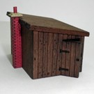 Ancorton Models Ancorton OOLB2 Streckenhäuschen aus Eisenbahnschwellen (Spur H0/OO, lasercut)