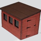 Ancorton Models Ancorton OOSH1 Garden shed kit  (H0/OO gauge, lasercut)