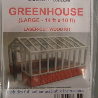 Ancorton Models Ancorton OOGH1 Greenhouse large (H0/OO gauge, laser cut)