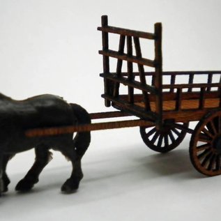 Ancorton Models Ancorton OOHW1 Hay wain, horse drawn (H0/OO gauge, lasercut)