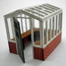 Ancorton Models Ancorton OOGH2 Greenhouse  small (H0/OO gauge, lasercut)