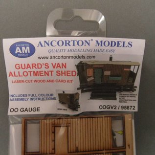 Ancorton Models Ancorton OOGV2 Guards van allotment shed (H0/OO gauge, lasercut)