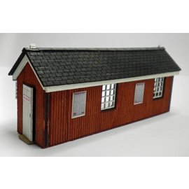 Ancorton Models Ancorton OOST7 Haltestelle mit Cafe  (Spur H0/OO, lasercut)