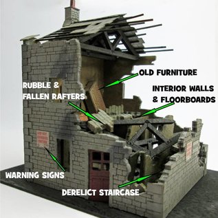 Ancorton Models Ancorton OOFH2 Hausruine (Spur H0/OO, lasercut)