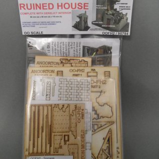 Ancorton Models Ancorton OOFH2 Ruined house kit (H0/OO gauge, lasercut)