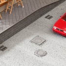 NOCH Noch 14218 Drain Covers and Gullies (Gauge H0), 25 pieces