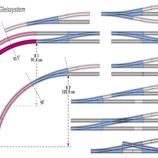 Lenz Elektronik Lenz 45035 Curved Turnout Righthand Gauge 0