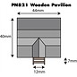 Metcalfe Metcalfe PN821 Wooden Pavilion (N gauge)