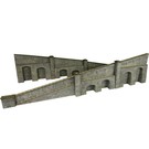 Metcalfe Metcalfe PO249 Tapered retaining wall in stone (H0/OO gauge)
