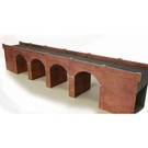 Metcalfe Metcalfe PO240 Dubbelspoors viaduct in rode baksteen (Schaal H0/00, Karton)