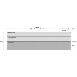 Metcalfe Metcalfe PO275 Low relief stone terraced houses (H0/OO gauge)