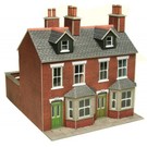 Metcalfe Metcalfe PO261 Red brick terraced houses (H0/OO gauge)