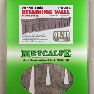 Metcalfe Metcalfe PO245 Retaining wall in stone (H0/OO gauge)
