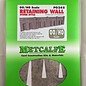 Metcalfe Metcalfe PO245 Arkadenstützmauer in grauem Stein (Baugröße H0/OO)
