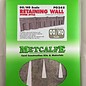 Metcalfe Metcalfe PO245 Retaining wall in stone (H0/OO gauge)