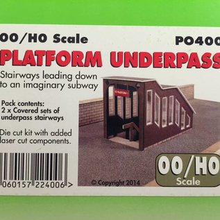 Metcalfe Metcalfe PO400 Fußgängerbrücke, überdacht (Baugröße H0/OO)