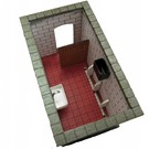 Ancorton Models Ancorton OOTB1 Perron-toilet (schaal H0/00, lasercut)