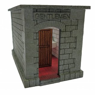 Ancorton Models Ancorton OOTB1 Platform toilet block ( OO/HO gauge, lasercut)