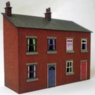 Ancorton Models Ancorton OOTH1 Reihenhäuser in Halbrelief (Spur H0/OO, lasercut)