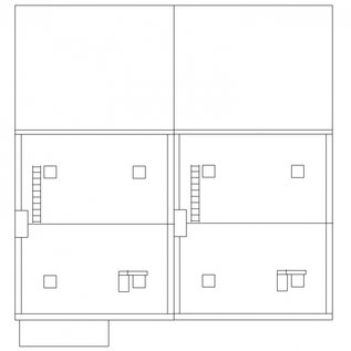 Auhagen Auhagen 11392 Herenhuizen Schmidtstrasse 13/15 (Schaal H0)