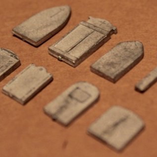 P & D Marsh Models P & D Marsh PW98 Grabsteine (Spur H0/OO)