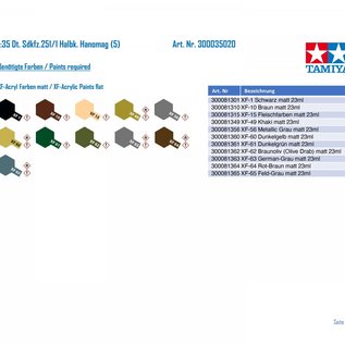 Tamiya Carson Tamiya 35020 Hanomag 1/35
