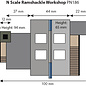 Metcalfe Metcalfe PN186 Verfallene Werkstatt (Spur N)