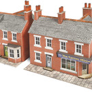Metcalfe Metcalfe PN117 Corner Shop & Pub in red brick (N gauge)