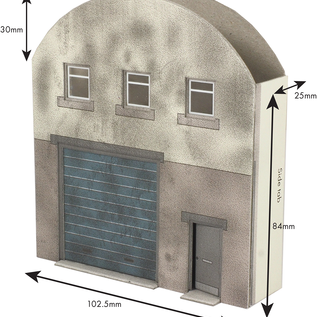 Metcalfe Metcalfe PO380 Viaductbogen winkel/garage (Schaal H0/00)