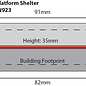 Metcalfe Metcalfe PN923 Modern platform shelter (Gauge N)