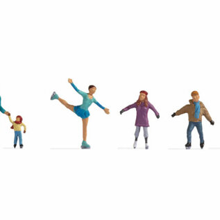 NOCH Noch 15824 Schlittschuhlaufen (Spur H0), 6 Figuren