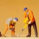 Preiser 65336 spoorweg werkers, (schaal 0)