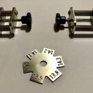 Rowinox Set Wielpersjes met maatblokje