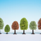 NOCH Noch 26906 Spring Trees, 10 pieces, 5 - 9 cm high