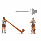 NOCH Noch 12821 Alphorn-spelers - Sound Scènes (Schaal H0)