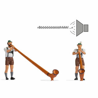 NOCH Noch 12821 Alphorn-spelers - Sound Scènes (Schaal H0)