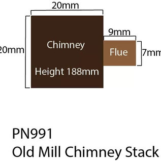 Metcalfe Metcalfe PN991 Old mill chimney stack (Gauge N)