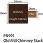 Metcalfe Metcalfe PN991 Fabrikschornstein (Spur N)