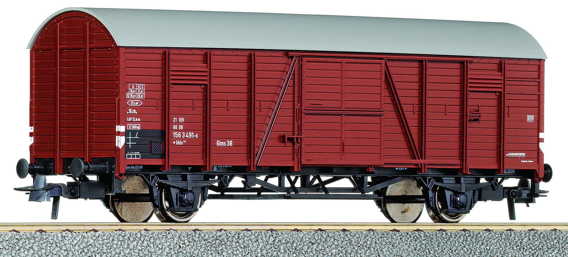 Roco 46995 DB Gedeckter Güterwagen Epoche IV (Spur H0)