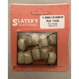 Slater's Plastikard Slater's 7A20 Flour bags (10 pcs) (Gauge O)