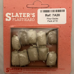 Slater's Plastikard Slater's 7A20  Meelzakken (10 stuks) (Schaal 0)