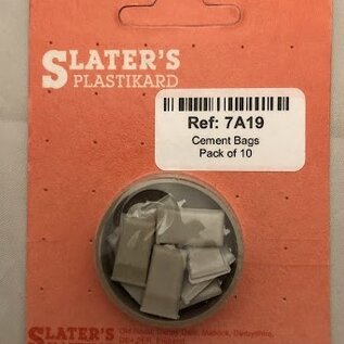 Slater's Plastikard Slater's 7A19 Cement bags (10 pcs) (Gauge O)